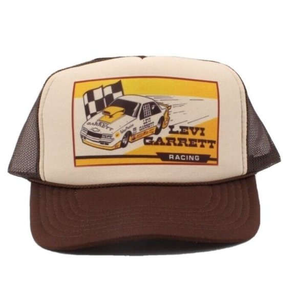 Unbranded Other - Levi Garrett Tobacco NHRA Drag Racing Trucker Hat Mesh Cap Snapback Hat